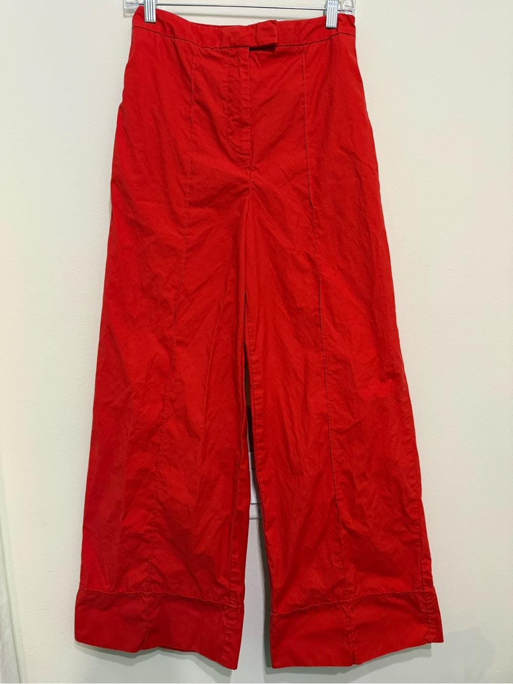 Anthropologie Red Wide-Leg Women's Pants